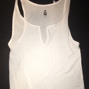 White tank top